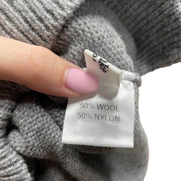 Frankie Shop Juno Sleeveless Knit Hoodie Grey Melange Size XS/S - Picture 12 of 12